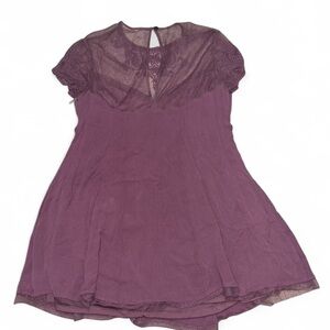 NEW Altar’d State Purple boho lace dress fairycore cottagecore size Large
